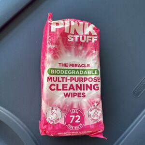 The Pink Stuff Multi Purpose Biodegradable Cleaning Wipes 72 Count